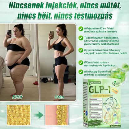 BuildLeafe® GLP-1 8-in-1 Fit & Vital Szájhigiéniai oldat Alkalmas elhízás, szív- és érrendszeri egészség, cukorbetegség, alvási apnoe, bélrendszeri egészség, ízületiproblémák és egyéb egészségügyi igények esetén