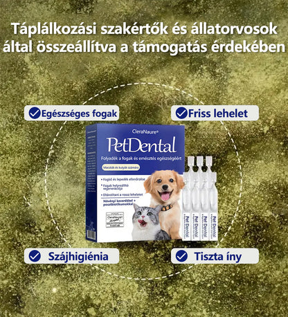 🌟[Hivatalos áruház] CleraNaure® Pet Dental & Digestive Health Oral Liquid – Frissíti a leheletet, eltávolítja a fogkövet, elősegíti az íny regenerálódását és stabilizálja a fogakat (macskák és kutyák számára) – Ma 80% kedvezménnyel!