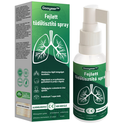 🍀🍀Gooyeer™ Fejlett Tüdőtisztító Spray - Tüdőspecialisták ajánlásával -CE tanúsítvánnyal rendelkezik