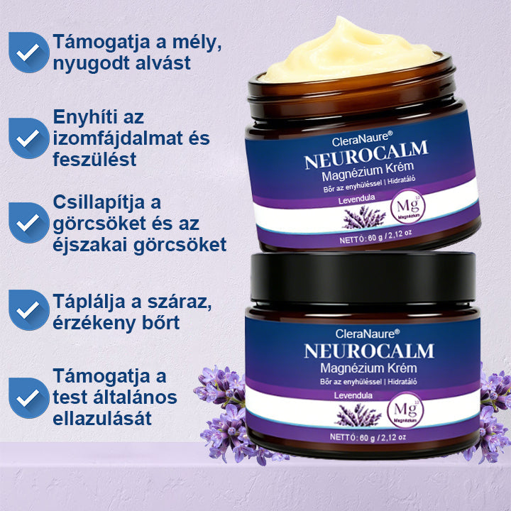 🥇CleraNaure® NeuroNyugtató Magnézium Krém