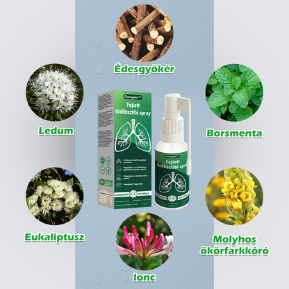🍀🍀Gooyeer™ Fejlett Tüdőtisztító Spray - Tüdőspecialisták ajánlásával -CE tanúsítvánnyal rendelkezik