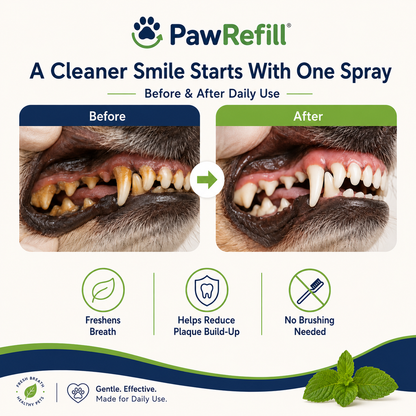 No-Brush Pet Oral Fresh Spray - Fresh Breath & Easy Dental Care