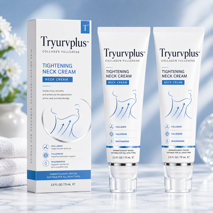 ✨ Tryurvplus™ Instant Neck Lift Cream  — 🧴 Infused with Retinol & Hyaluronic Acid | Firms the Neck, Reduces Wrinkles & Double Chin