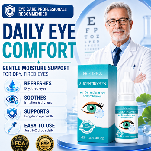 Daily Moisturizing Eye Drops | Refreshing Comfort for Dry, Tired-Feeling Eyes-YH