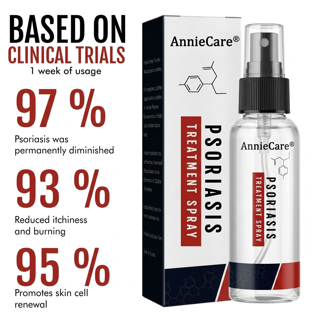 AnnieCare® pikkelysömör kezelő spray – 2 az 1-ben teljes körű kezelés ✅