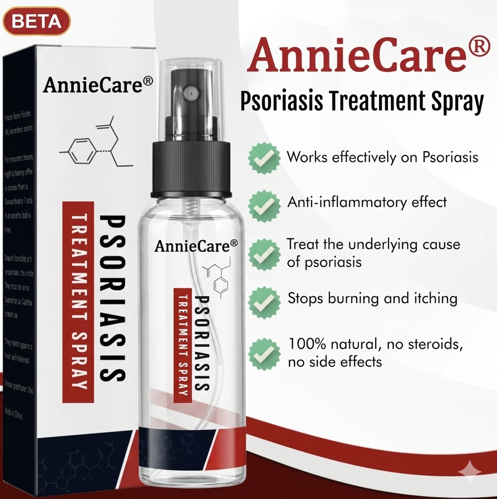 AnnieCare® pikkelysömör kezelő spray – 2 az 1-ben teljes körű kezelés ✅