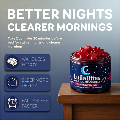 LullaBites™ Melatonin-Free Sleep Gummies