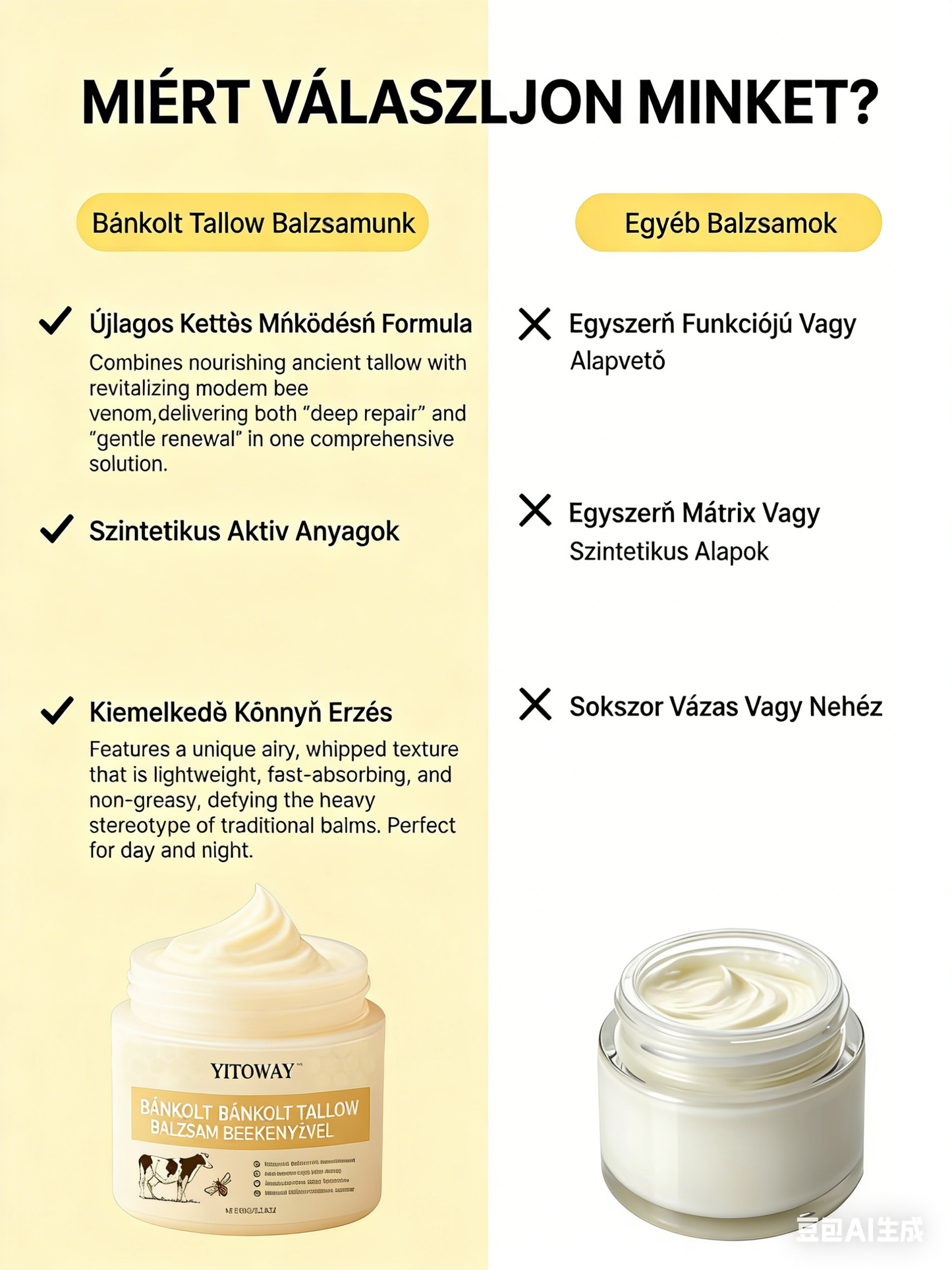 【𝐔𝐭𝐨𝐥𝐬𝐨́ 𝐍𝐚𝐩𝐨𝐬 𝐏𝐫𝐨𝐦ó𝐜𝐢ó 70% 𝐊𝐞𝐝𝐯𝐞́𝐳𝐦é𝐧𝐲】YITOWAY®  𝐌𝐚𝐫𝐡𝐚𝐟ő́𝐭𝐭 & 𝐌𝐞́𝐡𝐦é𝐫𝐠𝐞 𝐉𝐚𝐯í𝐭𝐨́ 𝐊𝐫é𝐦（aknék, ráncok és károsult bőrhez – szteroidmentes）