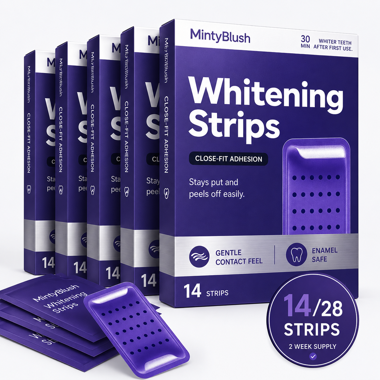 Instant Violet Color Correcting Strips